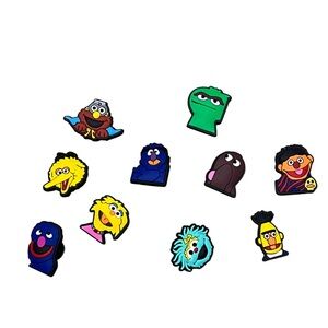 NWOT Sesame Street Characters Shoe Charms